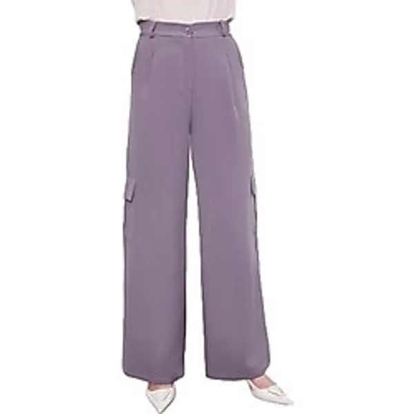 levidor Cep Detaylı Tesettür Pantolon, 42, 410073, Antrasit, Kadın