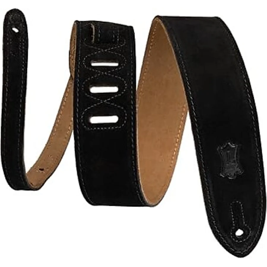 Levy's Leathers Ms12-blk 5 cm Süet Deri Kayış - Siyah