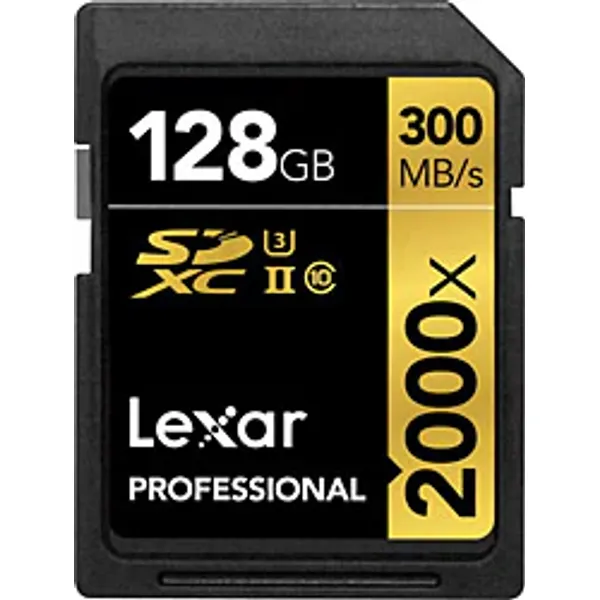 Lexar Professional Gold Series 2000x LSD2000128G Class 10 UHS-II U3 V90 128 GB Hafıza Kartı