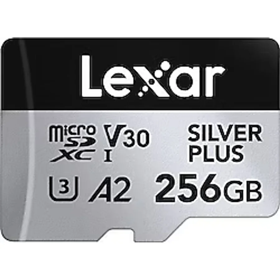 Lexar Professional Silver Plus LMSSIPL256G Class 10 UHS-I U3 A2 V30 256 GB Micro SD Kart