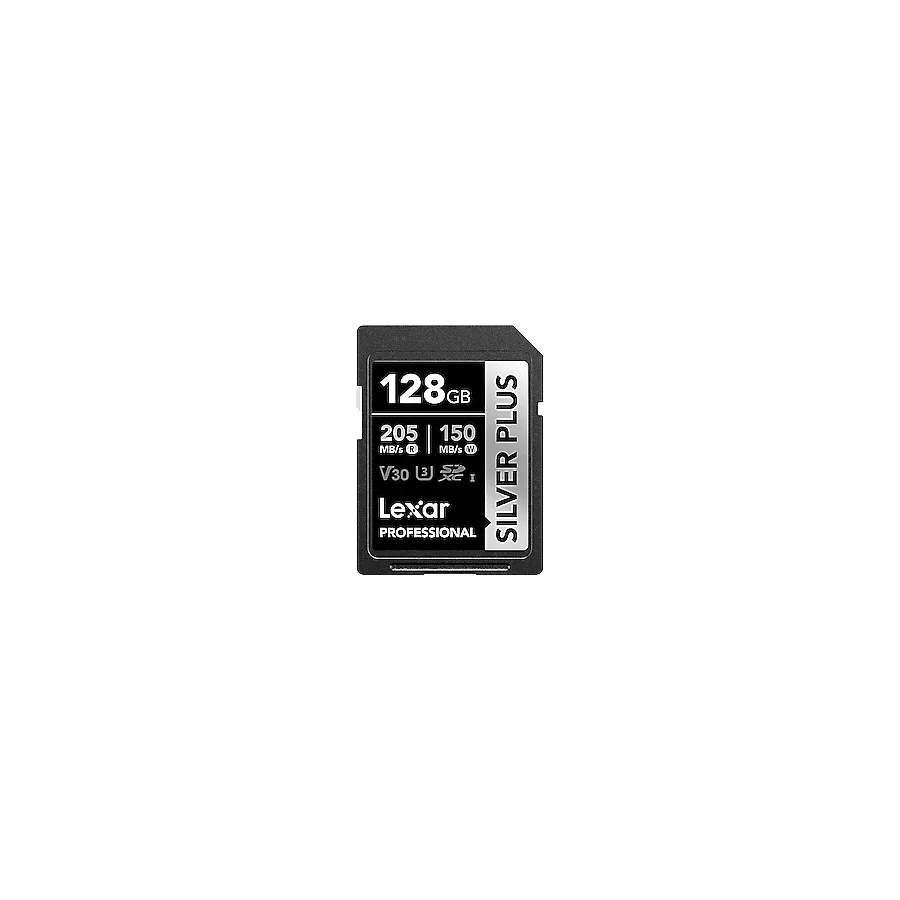 Lexar Professional Silver Plus LSDSIPL128G UHS-I U3 V30 128 GB Hafıza Kartı