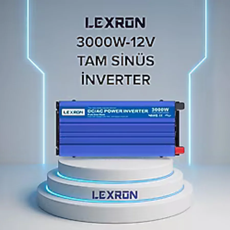 LEXRON 3000W-12V TAM SİNÜS İNVERTER