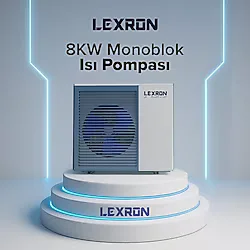 Lexron Varm Up 8 kW Monoblok Inverter Isı Pompası