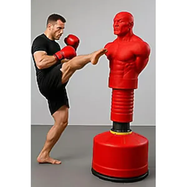 Leyaton Adam Şekilli Boks Standı 180 Cm Kırmızı, in13