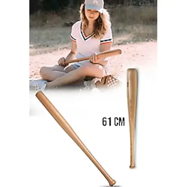 Leyaton Ahşap Beyzbol Sopası 61 Cm