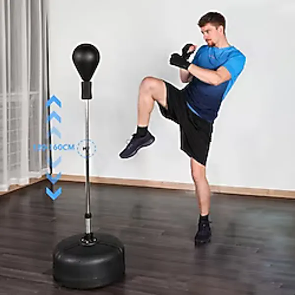 Leyaton Boks Standı Punching Ball 120Cm Ile 156Cm Yükseklik Ayarlı Lyt-128