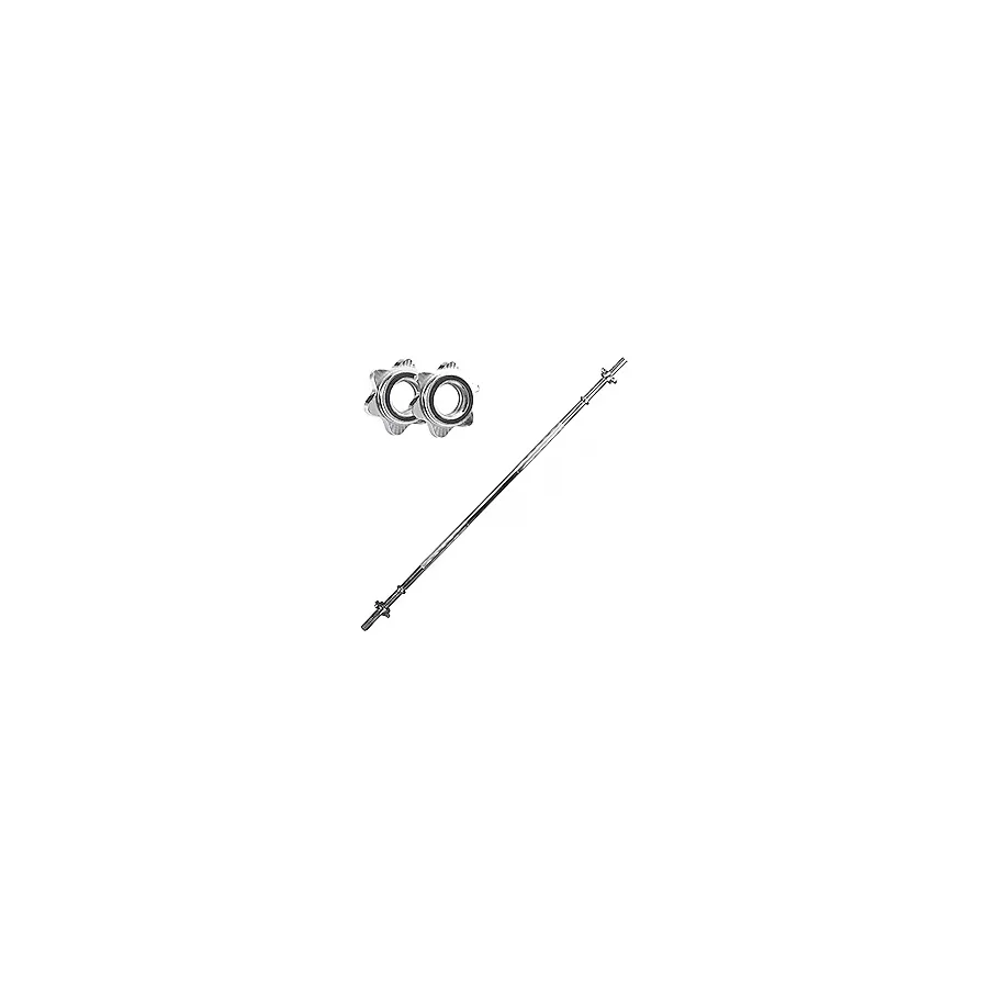 Leyaton Düz Bar 120 Cm Krom Halter Ağırlık Barı