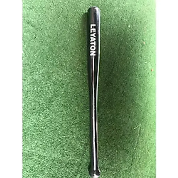 Leyaton Komple Siyah Beyzbol Sopası 61 Cm Dişbudak Ağacından Kırılmaz Bezbol Sopası