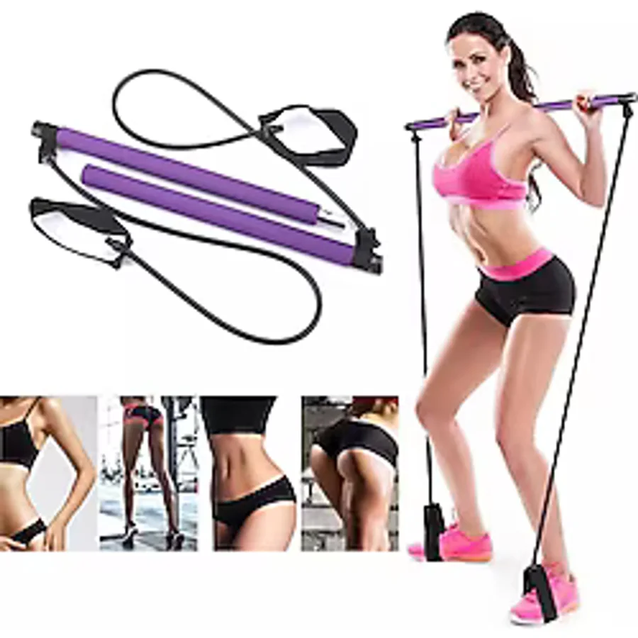 Leyaton Squat Seti Pilates Studio Egzersiz Çubuğu Squat Pilates Barı