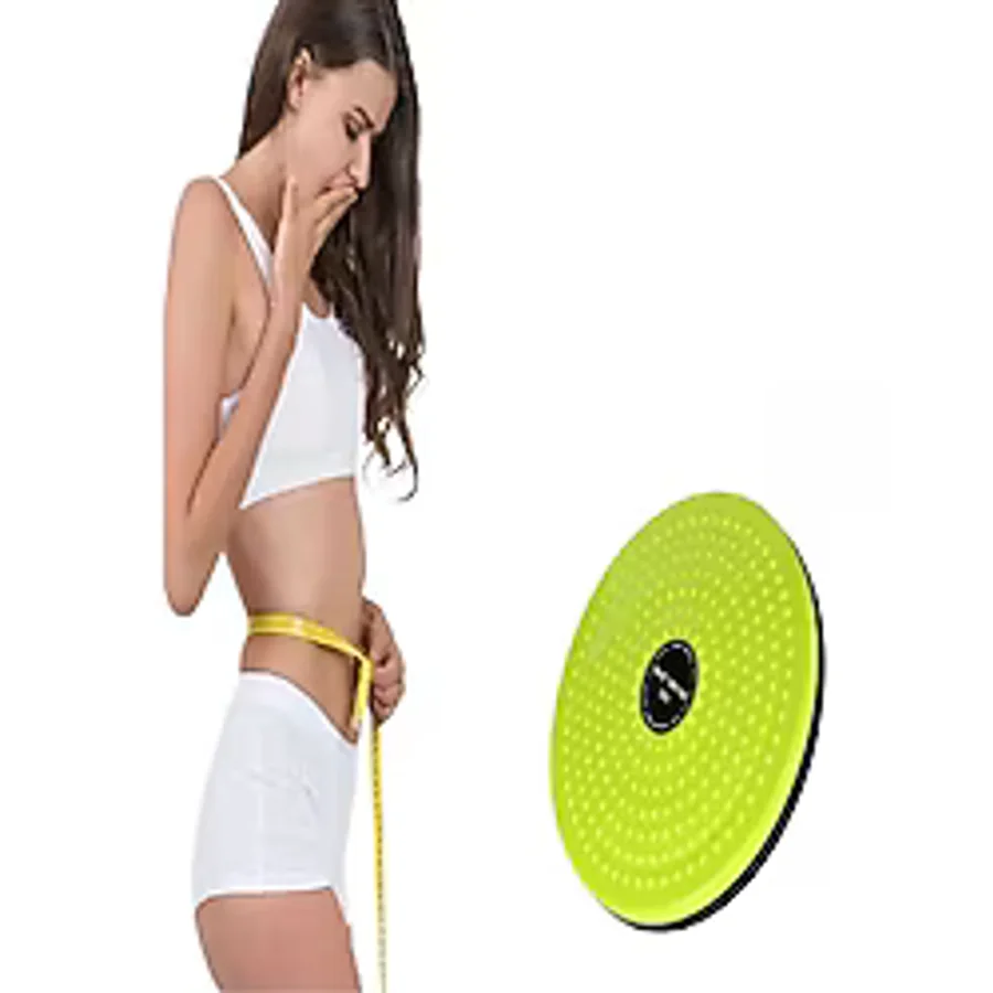 Leyaton Twister Disk Bel Inceltici Dönen Disc Spor Aleti Incelme Fitness Ekipman - Siyah