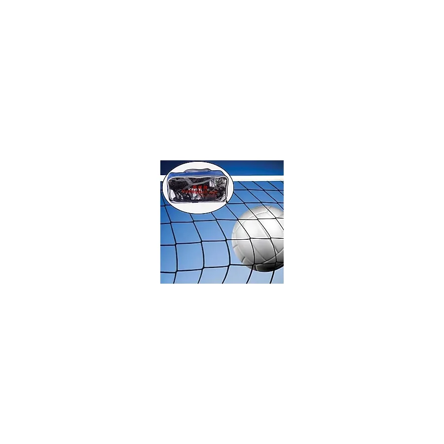 Leyaton Voleybol Filesi Telli Voleybol Ağı Üst Bantlı 2Mm-15X15cm Göz