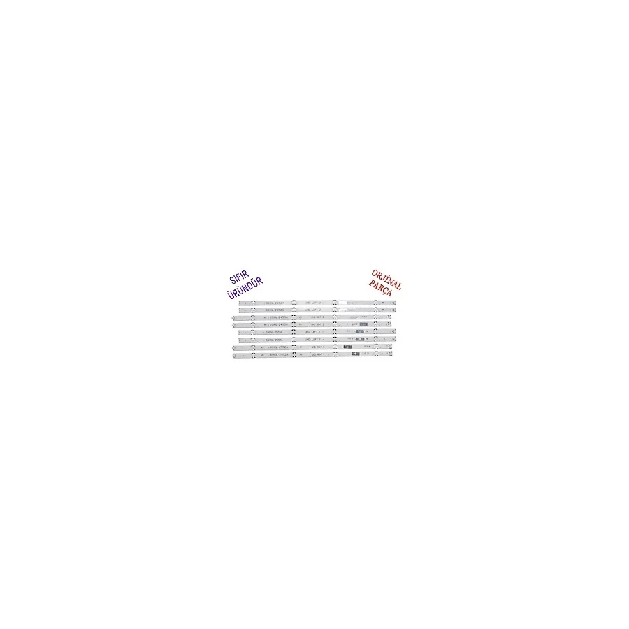 LG 49uh650v 6916l-2453a, 6916l-2552a, 6916l-2551a, 6916l-2452a Sıfır Orjınal Led Bar Takımı