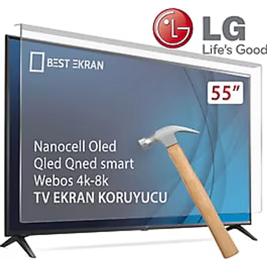 LG 55NU900B6LA TV EKRAN KORUYUCU - LG 55" inç 139 cm 4K NANO UHD webOS26 Smart TV Uydu Alıcılı