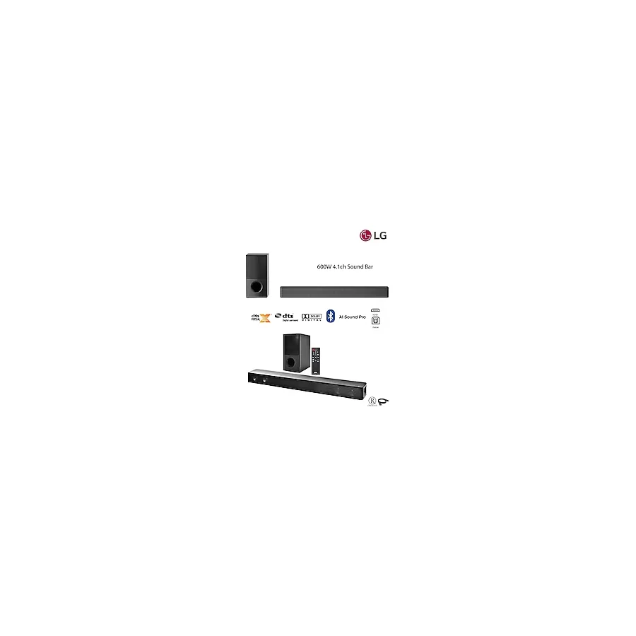 Lg 600w Yüksek Ses Ve İade, 4.1 Kanal Sinema Deneyimi, Kablosuz Bluetooth Optik, Hdmı Ve Usb Ses Sistemi Ev Sinema & Soundbar + Hdmı Kablosu