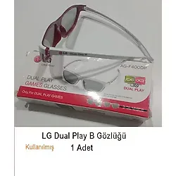 Lg Dual Play Gözlük 1 Adet B Numaralı Gözlük Kullanılmış