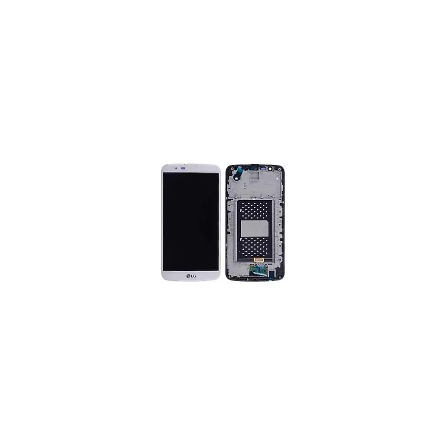 Lg K10 Tv Çift Sim Lcd Ekran + Dokunmatik Panel Beyaz Cep Telefonu Ekranı