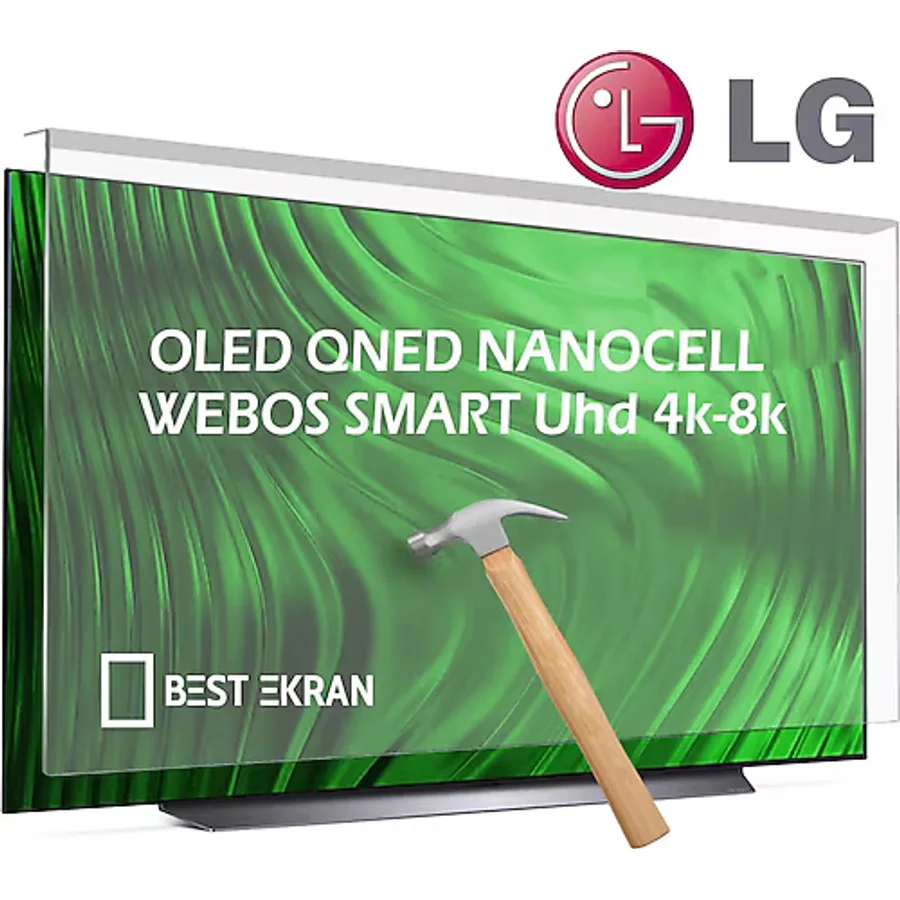 Lg Oled55c54la Tv Ekran Koruyucu - Lg 55" İnç 139cm Qled Kırılmaz Koruyucu