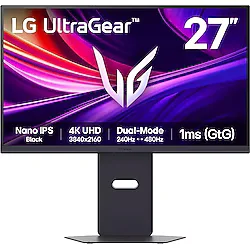 LG UltraGear 27G850A-B 27" 1 ms 4K 240 Hz - Full HD 480 Hz Pivot IPS Oyuncu Monitörü