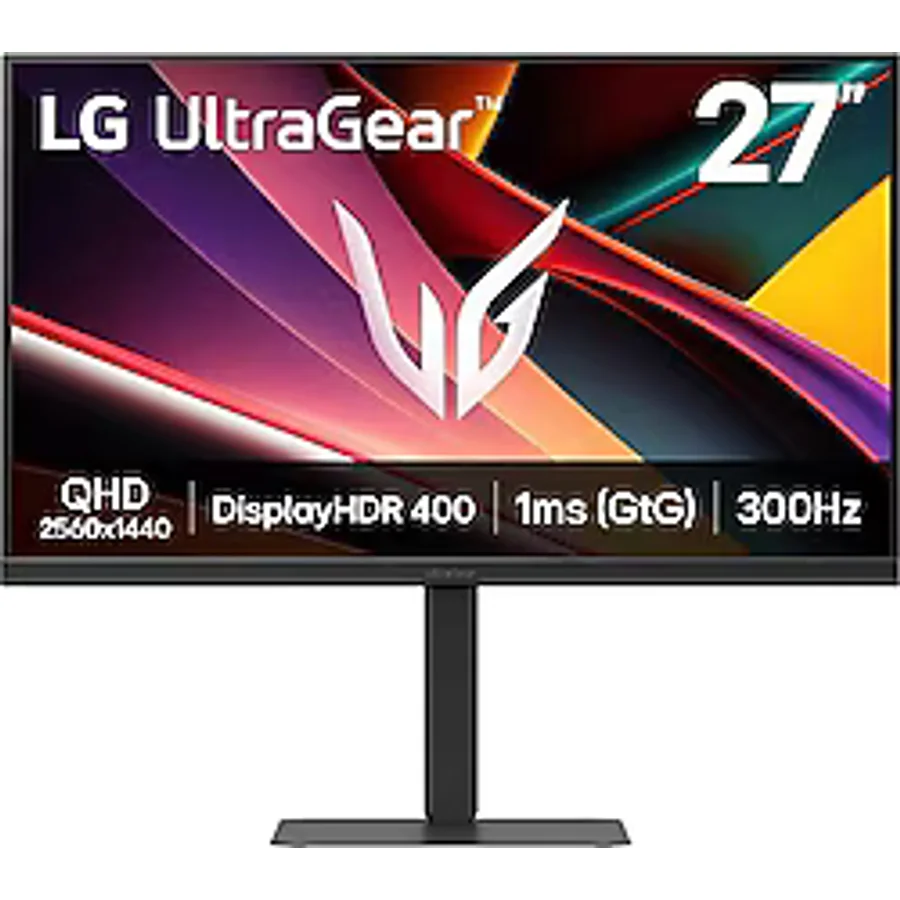 LG UltraGear G6 27G640A-B 27" 1 ms 2K Pivot IPS 300 Hz Oyuncu Monitörü