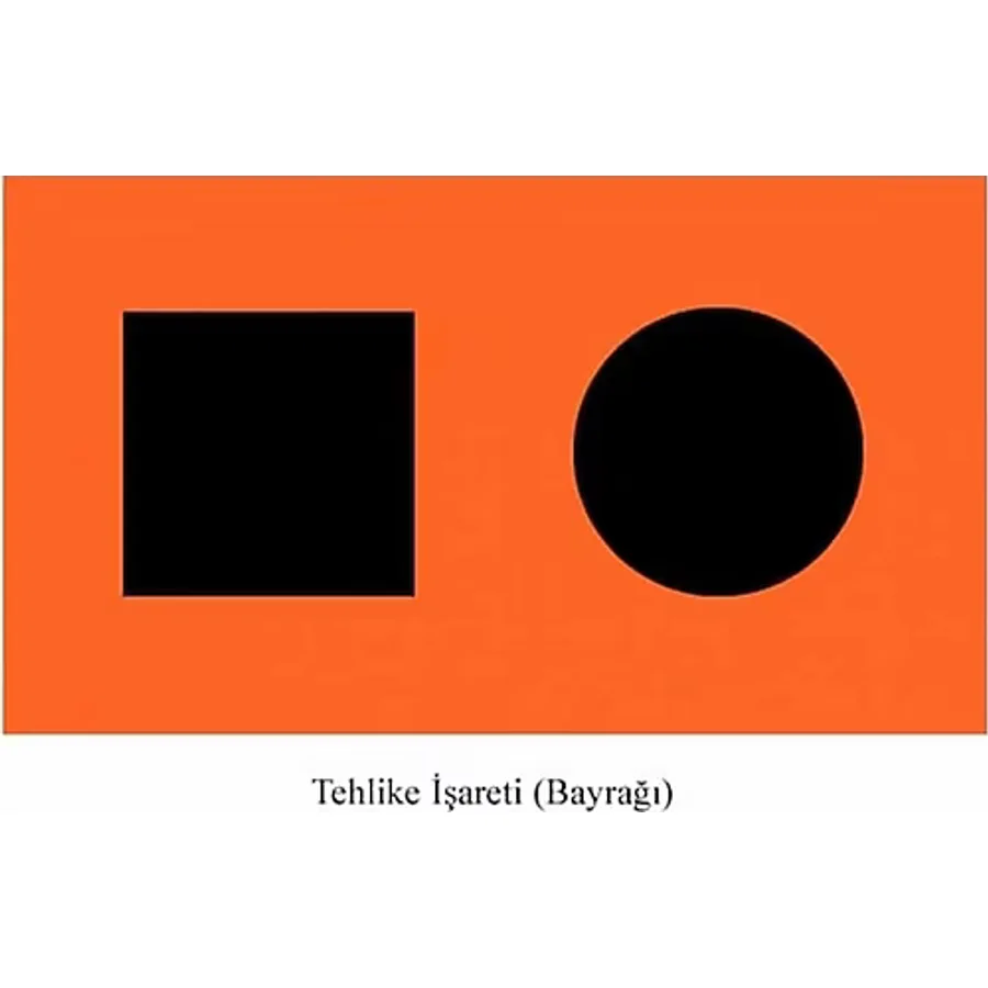Lhr Tehlike Bayrağı 30x45