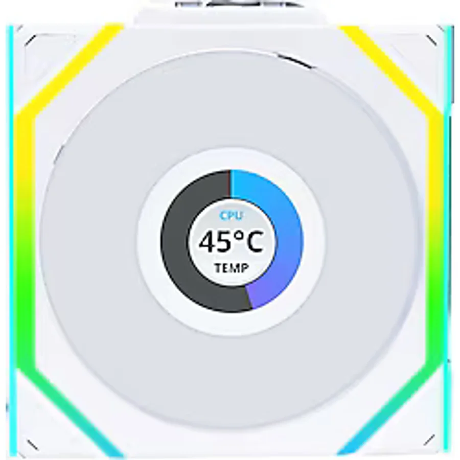 Lian Li UNI FAN SL Wireless LCD 120 G99.12SLLCD1W1W.00 Beyaz 12 cm Kasa Fanı