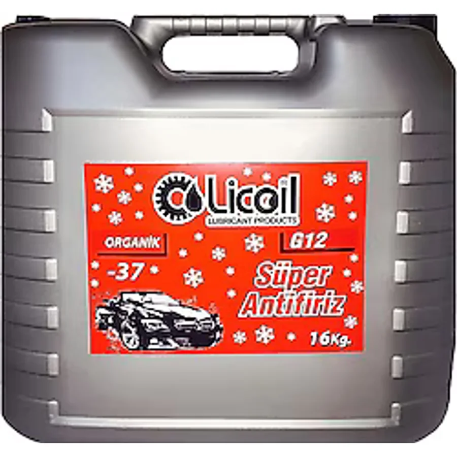 Licoil G12 Organik -37 Derece 16 kg / 18 lt Kırmızı Antifriz