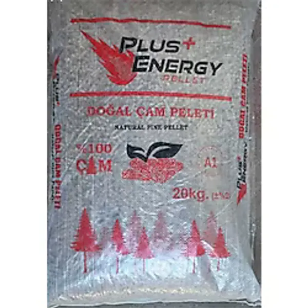 LİDER PELET Lider Çam Pelet 6 Mm 20 Kg Yakıt 4.9 Kalori/kg