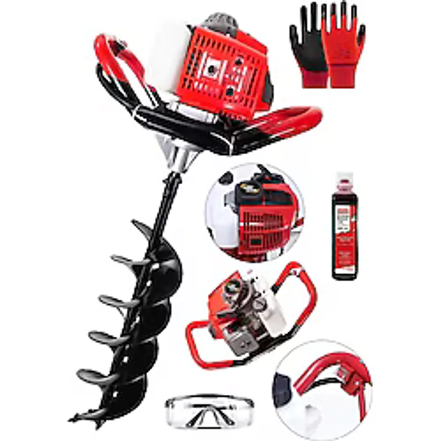 Lieber 15 cm 16 Hp Benzinli Toprak Burgu Makinesi