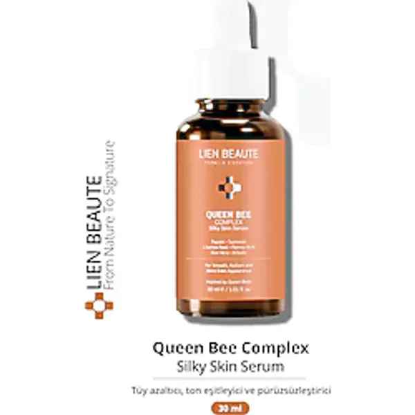 Lien Beaute Kraliçe Arı Tüy Azaltıcı ve Ton Eşitleyici Serum Formik Asit Papaya Zerdeçal Limon Otu
