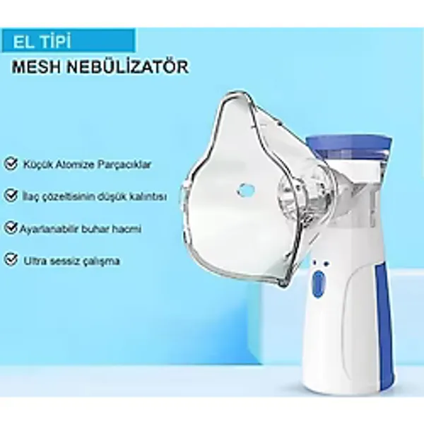 Life Net Medikal Taşınabilir Mesh Nebülizatör - Süper Sessiz, Yeni Nesil Yetişkin & Çocuk USB / JSL-W302