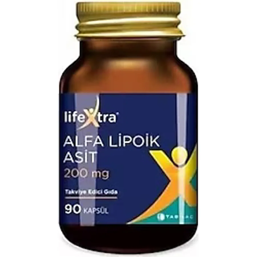 Lifextra Alfa Lipoik Asit 200 mg 90 Kapsül