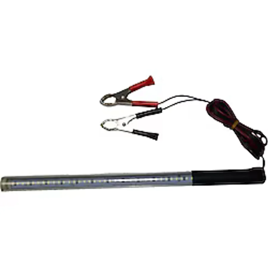 Light Seyyar Led Lamba 12v Mıknatıslı Maşalı Florasan Tip