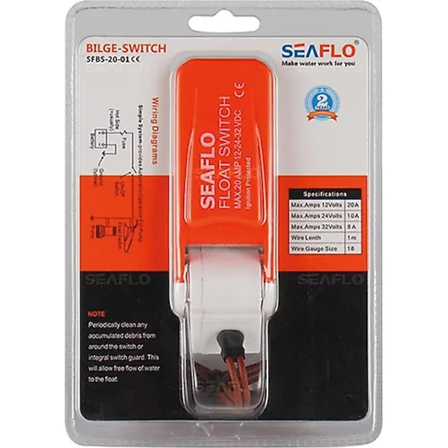 LIGHTEU, Seaflo DC 12V 20A /24V 10A / 32V 8A şamandıra şalteri sintine pompası dalgıç su pompası için, SFBS-20-01