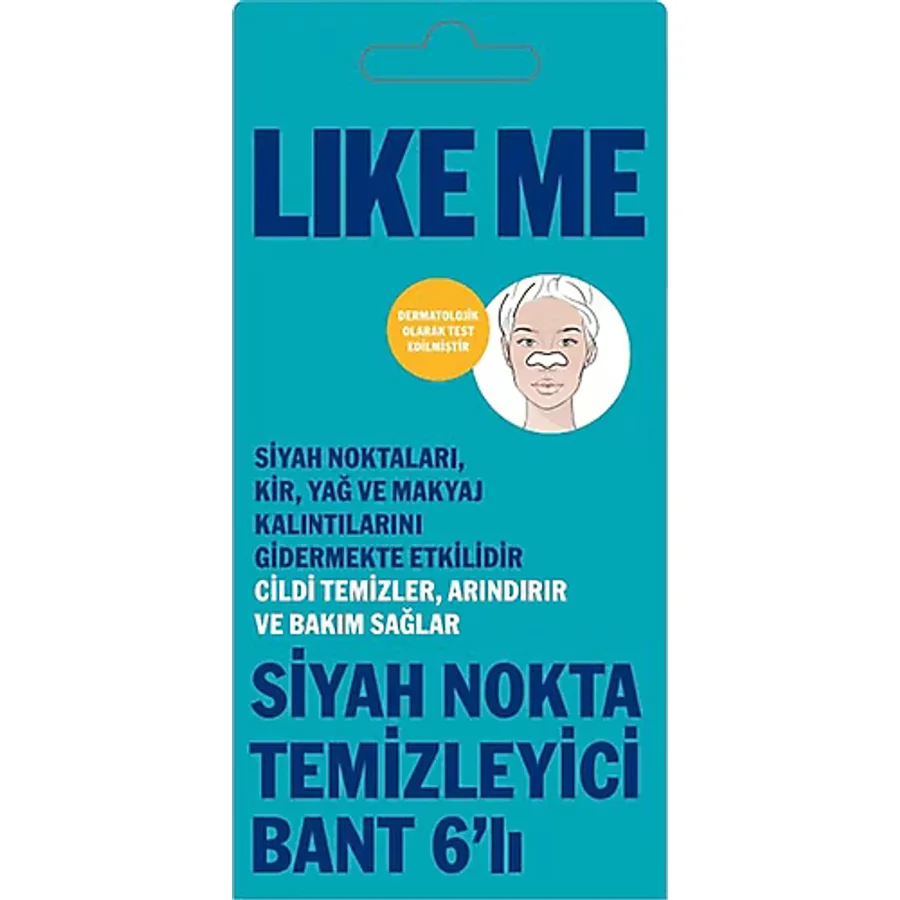 Like Me Siyah Nokta Temizleyici Bant 6'lı 2 ADET