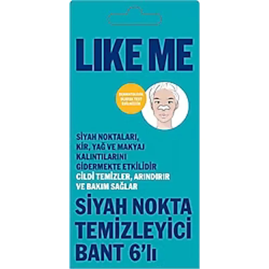 Like Me Siyah Nokta Temizleyici Bant 6'lı