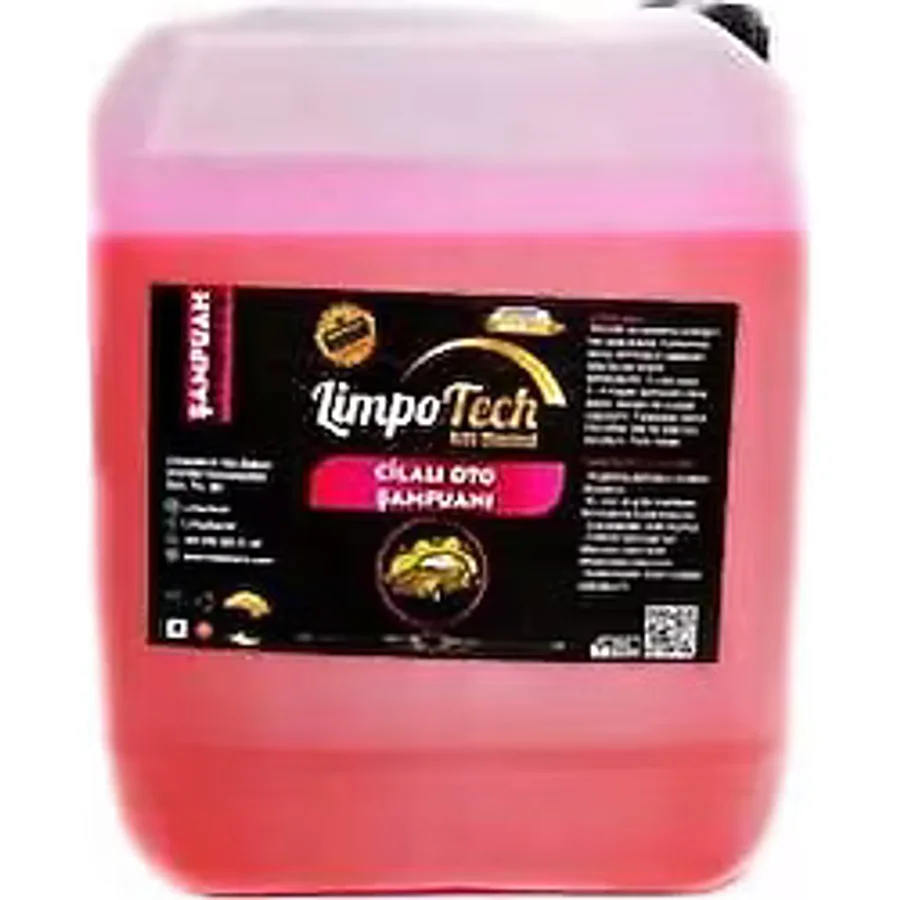 LİMPO TECH Araç Cilalı Oto Araba Yıkama Şampuanı 5 Lt Sünger Hediyeli