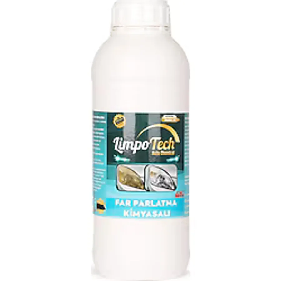 LİMPO TECH Yeni Nesil Buharlı Araba Far Temizleme Solüsyonu Far Parlatma Solüsyonu 500ml