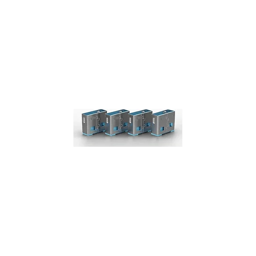 Lindy LIN-40462 10 lu USB A Mavi Port USB Kilidi