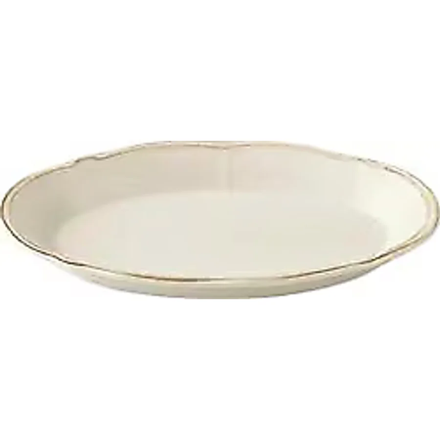 Linens Cinnamon 33 cm Porselen Sunum Tabağı