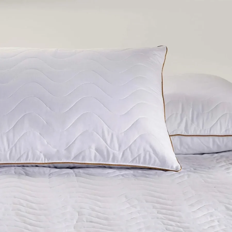 Linens Fluffy Pamuk Kapitone Standart Yastık Alezi