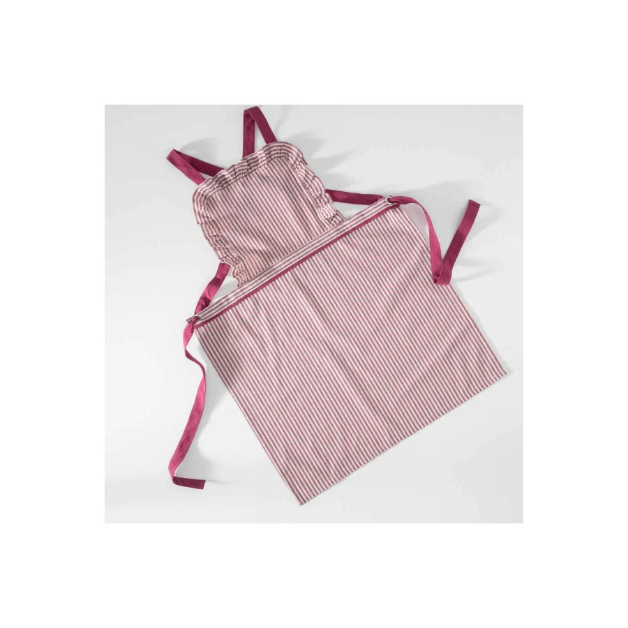Linens Frill Mutfak Önlüğü Mürdüm