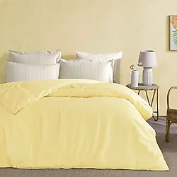 Linens Mix & Match Pamuk Saten 2'li Volanlı Yastık Kılıfı Seti Çok Renkli