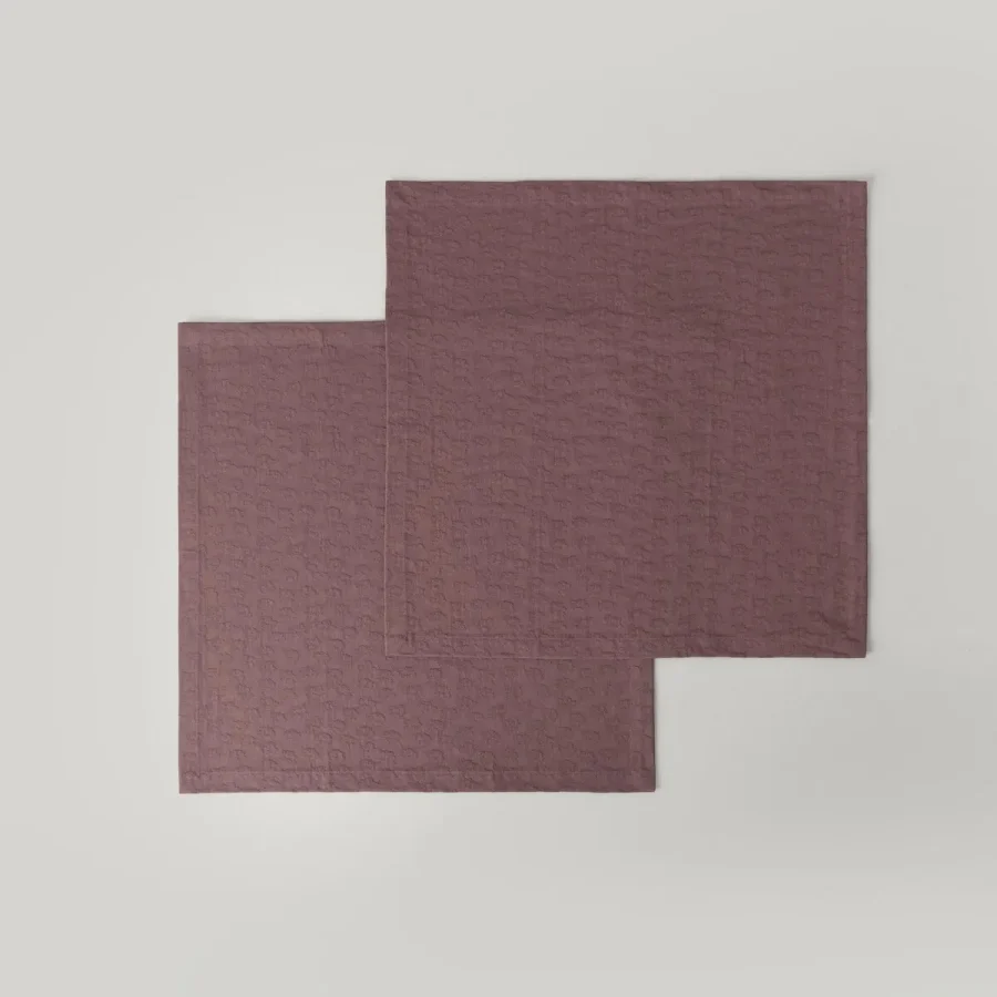 Linens Motion 45x45 cm 2'li Peçete Mürdüm