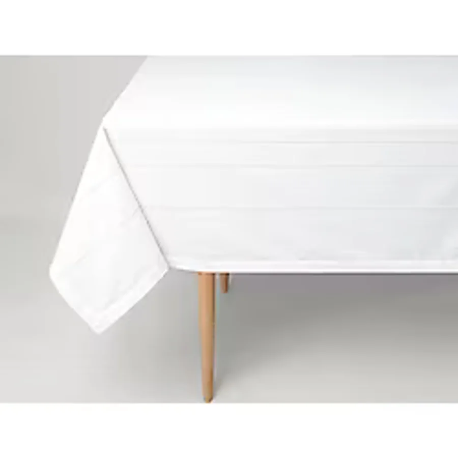 Linens Patrick 150x300 cm Masa Örtüsü Kırık Beyaz