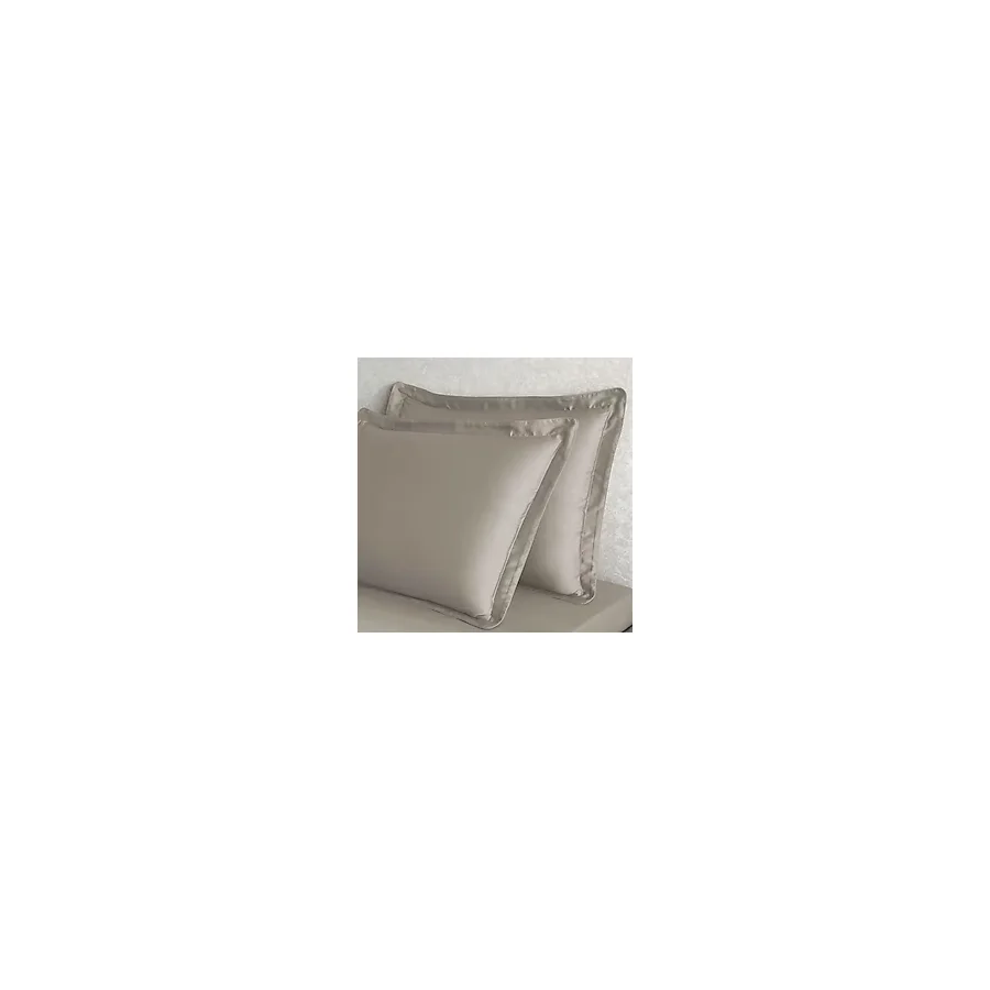Linens X TENCELTM Lyocell 2'li Volanlı Yastık Kılıfı Seti Vizon
