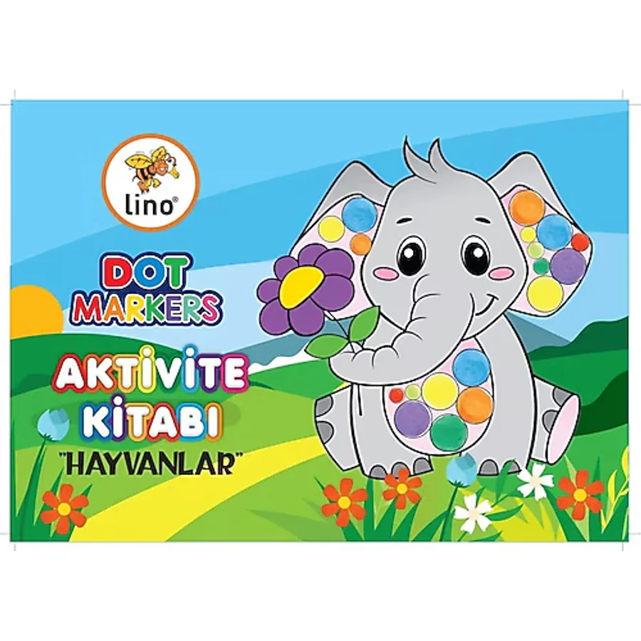 Lino Dot Markers Boyama Kitabı - Hayvanlar - Kolektif