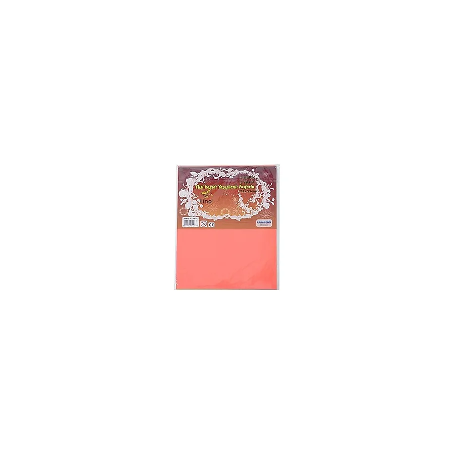 Lino El Işi Kağıdı Yapışkanlı Fosforlu 5 Renk 5 Adet 23 x 33 cm