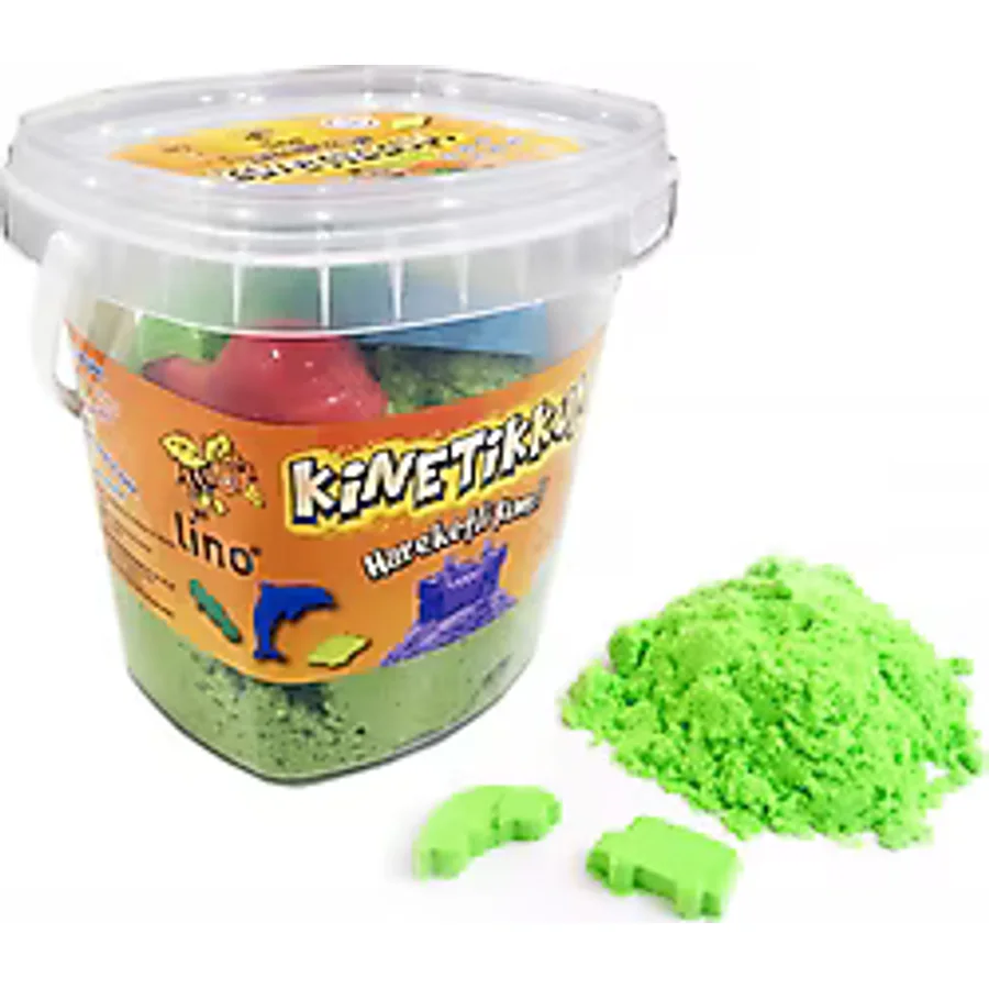 Lino Kovalı Kinetik Kum 500 gr Yeşil