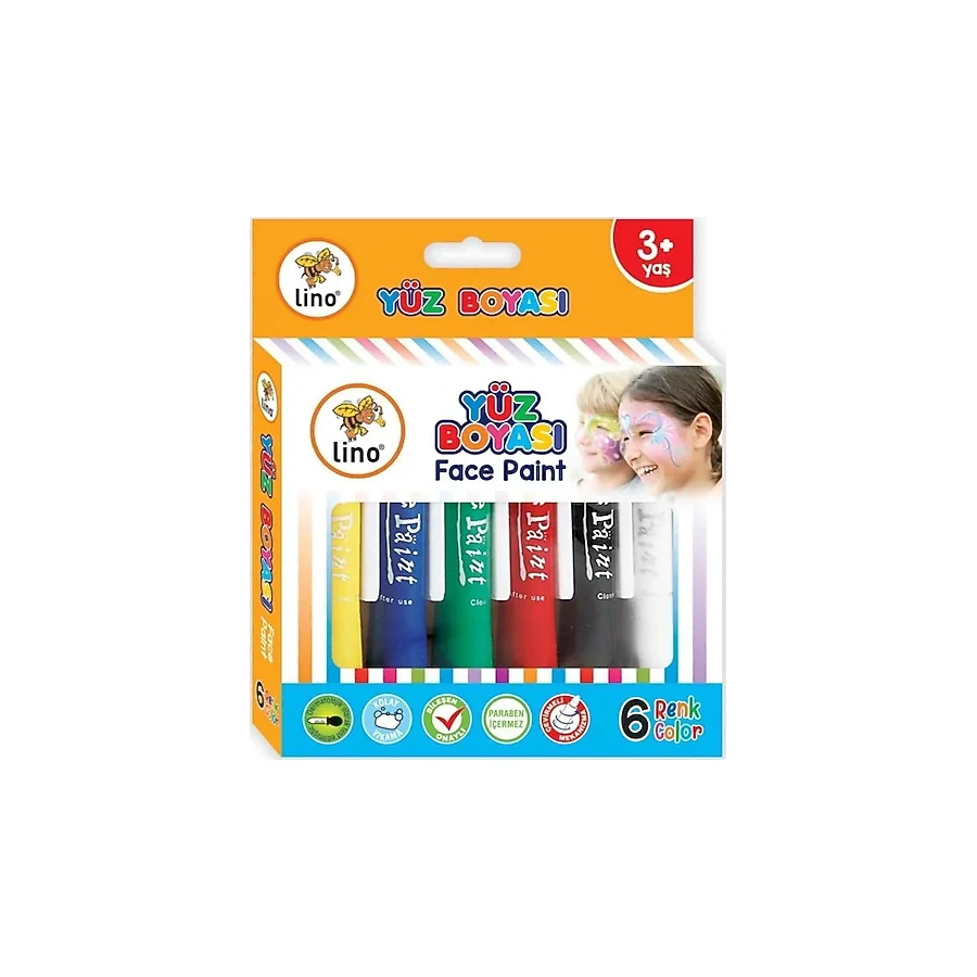 Lino LN-901 6'lı Yüz Boyası