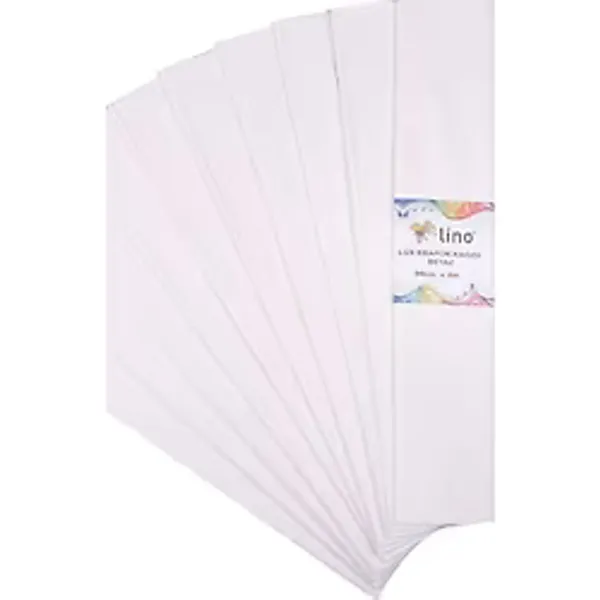 Lino Lüx Krapon Kağıdı Beyaz 10lu (50X200 CM.)